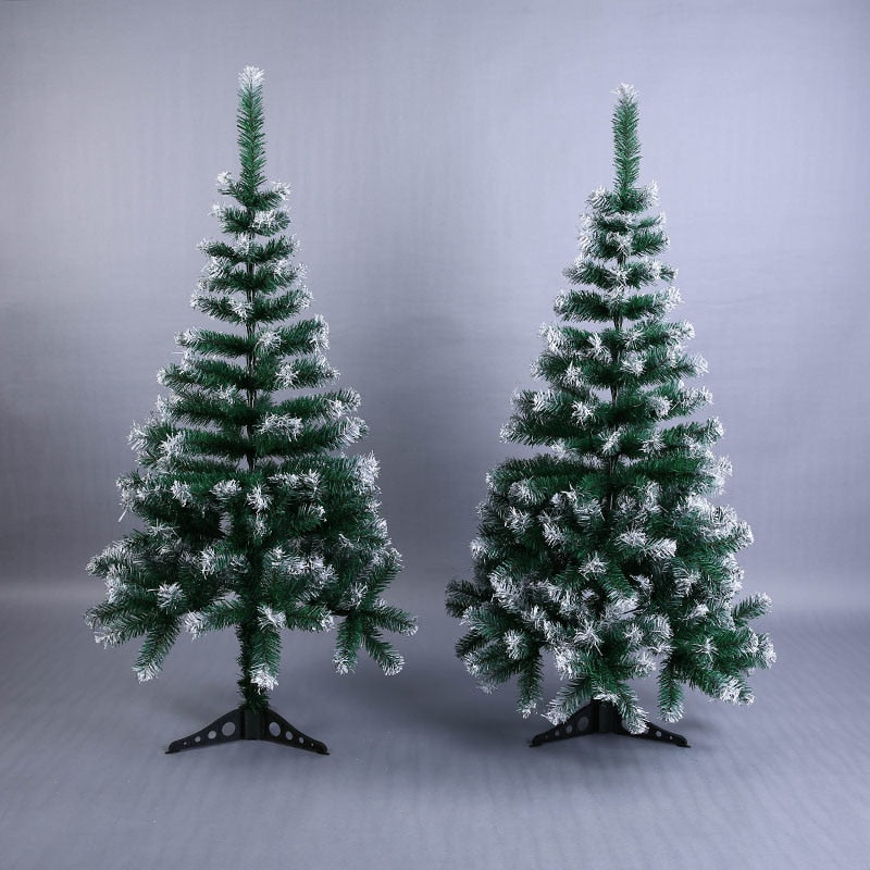 Artificial Flowser Christmas Tree Snowflake Xmas Plastic Tree 120cm New Year Christmas Tree