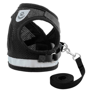 Cat Harness and Leash Set Reflective Kitten Puppy Dogs