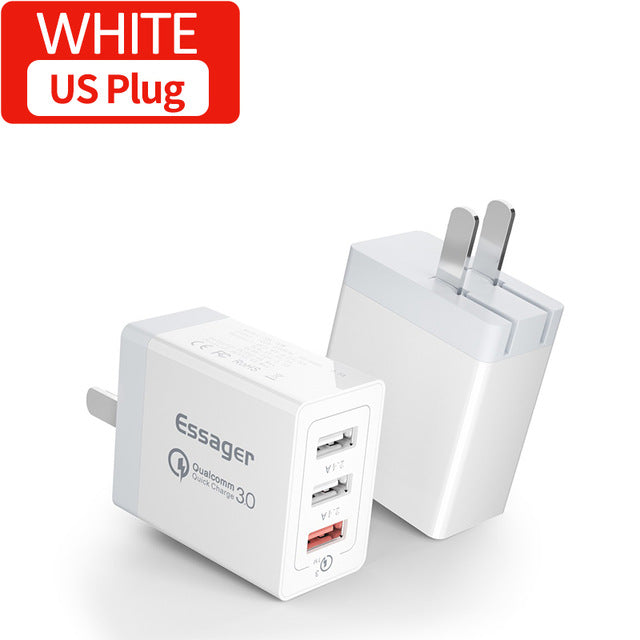 Essager Quick Charge 3.0 USB Charger 30W QC3.0 Fast Charging USB