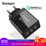 Essager Quick Charge 3.0 USB Charger 30W QC3.0 Fast Charging USB